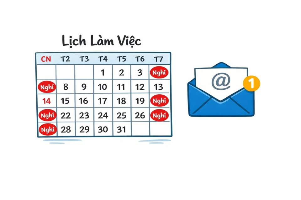 Cách thực hiện tự động trả lời (Out of Office) Outlook 2010 12