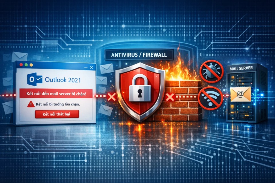 Lỗi gửi/nhận 0x800CCC0E trong Outlook 2021 5