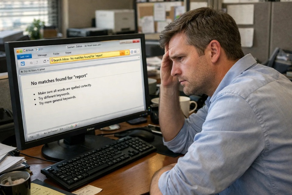 Outlook 2010 Không Tìm Kiếm Được Email? 5