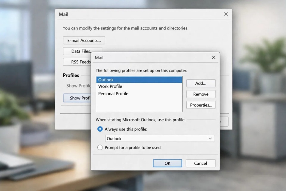 Outlook 2010 Không Tìm Kiếm Được Email? 4