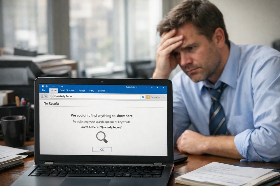 Outlook 2016 Không Tìm Kiếm Được Email? 6