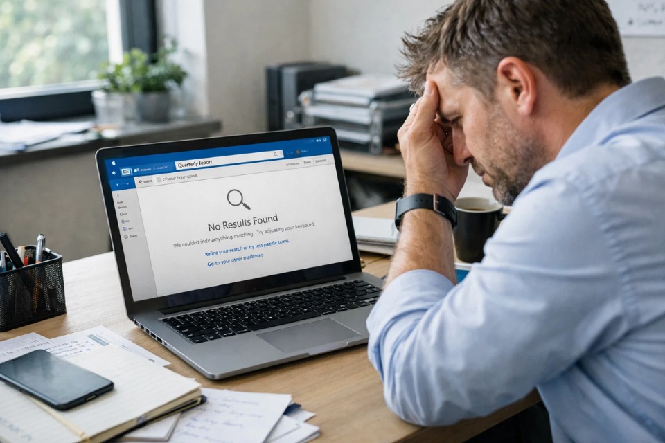 Outlook 2021 Không Tìm Kiếm Được Email? 6