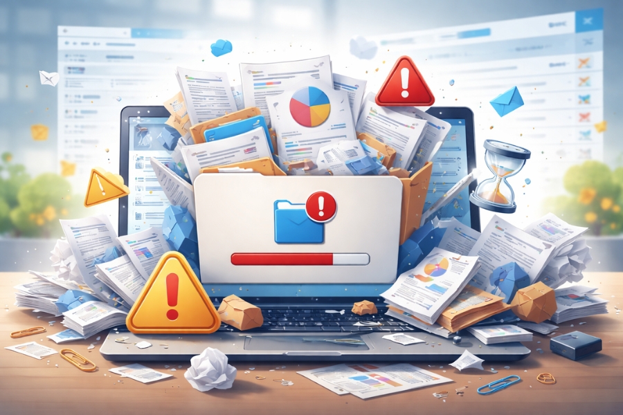 PST quá dung lượng trong Outlook 2016