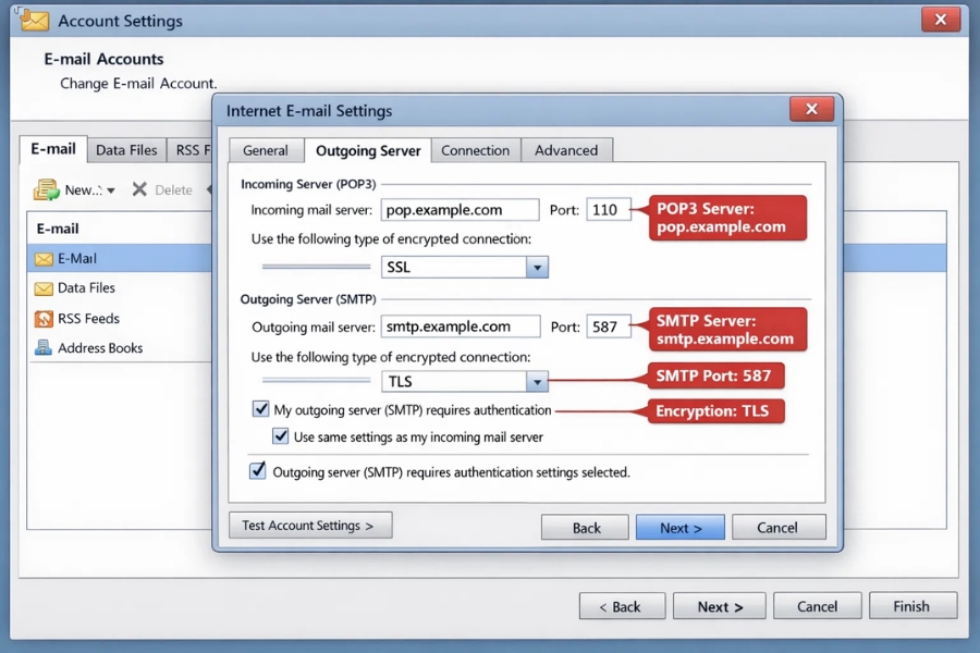 Sửa lỗi gửi/nhận 0x800CCC0E Outlook 2010 – Nguyên nhân và cách khắc phục hiệu quả 6