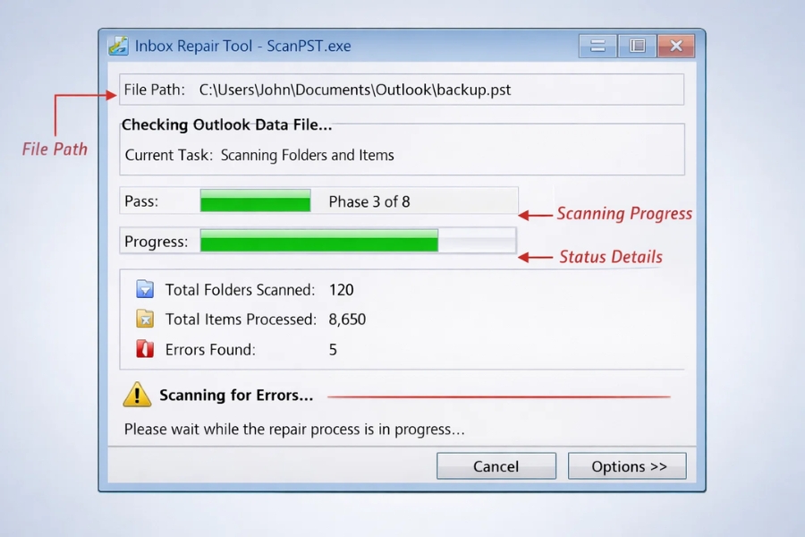 Sửa lỗi gửi/nhận 0x800CCC0E Outlook 2010 – Nguyên nhân và cách khắc phục hiệu quả 7