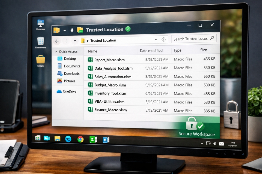 Cách Bật Macro & Trusted Locations Trong Office 2019 12 Cách Bật Macro & Trusted Locations Trong Office 2019