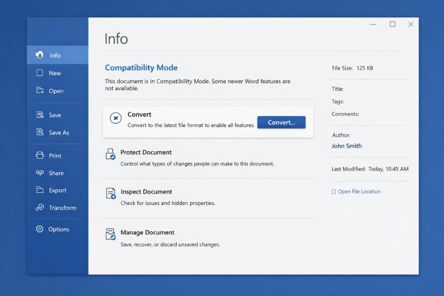 Cách Chuyển Doc/xls/ppt Sang Docx/xlsx/pptx Office 365 6 Cách Chuyển Docxlsppt Sang Docxxlsxpptx Office 365