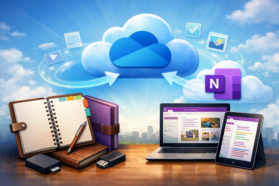 Cách Chuyển Sổ Tay Lên OneDrive OneNote 2021