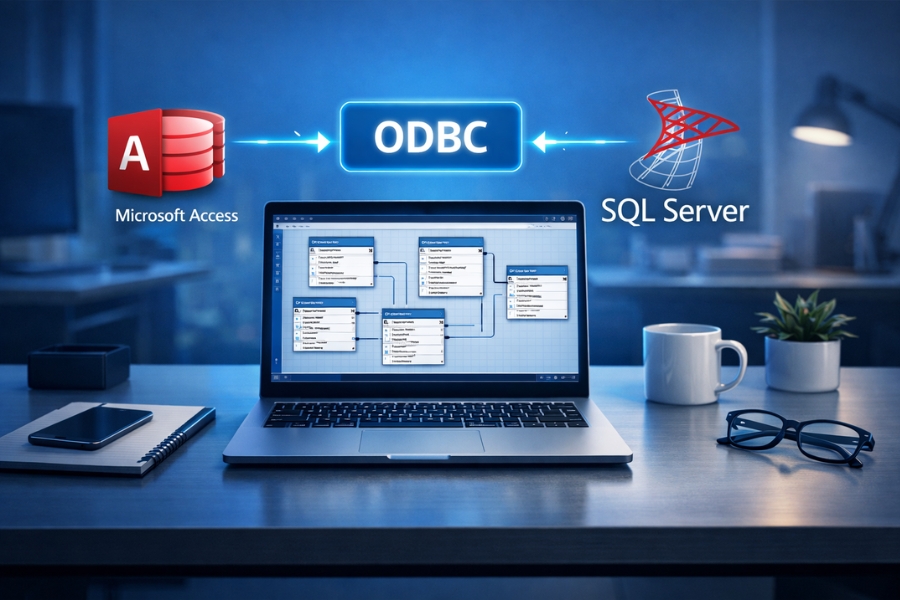 Cách Kết Nối ODBC Với SQL Server Access 2010