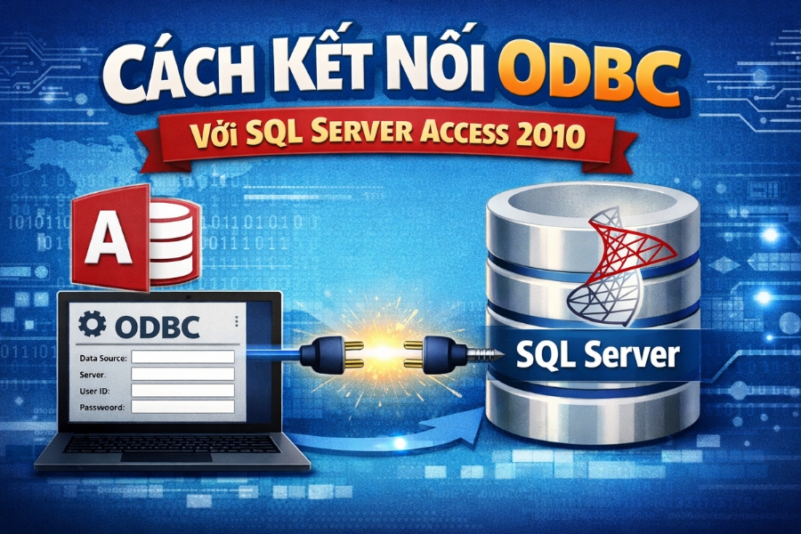 Cách Kết Nối ODBC Với SQL Server Access 2010