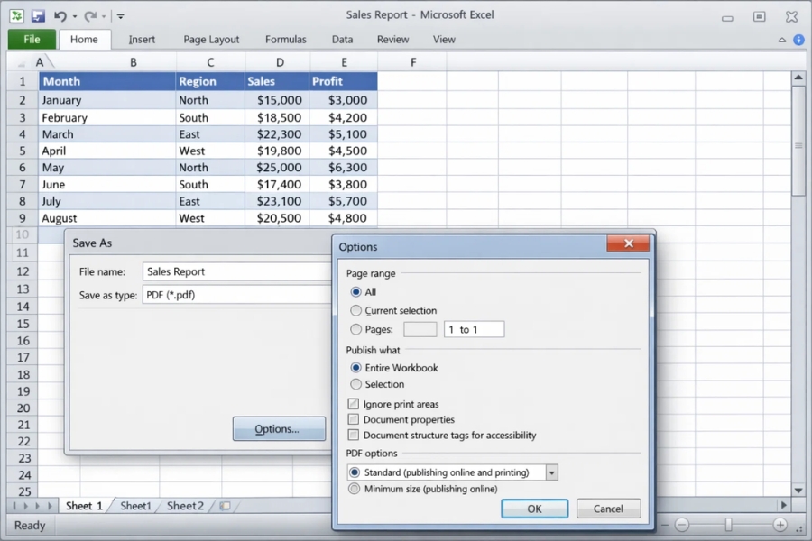 Cách Lưu File Office 2010 Thành PDF Đơn Giản, Nhanh Chóng Cho Người Mới 2