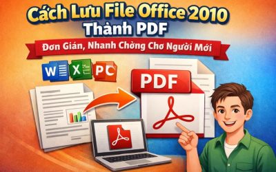 Cách Lưu File Office 2010 Thành PDF Đơn Giản, Nhanh Chóng Cho Người Mới