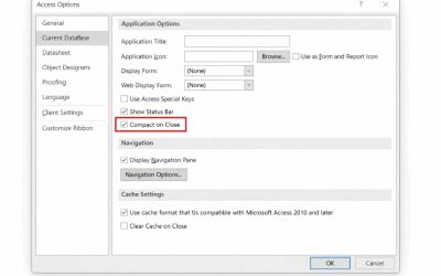 Cách Thực Hiện Compact and Repair Trong Access 2016