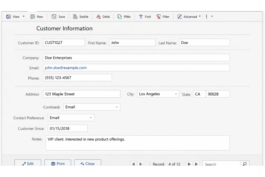 Cách Thực Hiện Form Nhập Liệu Access 365 8 Cách Thực Hiện Form Nhập Liệu Access 365