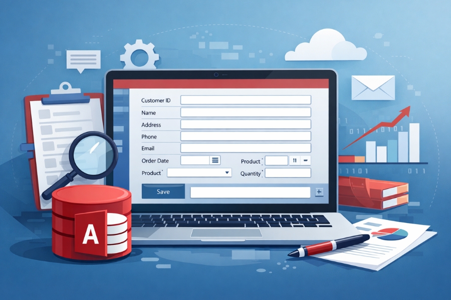 Cách Thực Hiện Form Nhập Liệu Access 365
