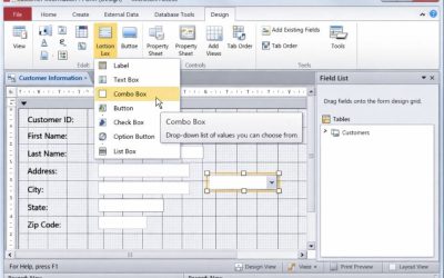 Cách Thực Hiện Form Nhập Liệu Trong Access 2010