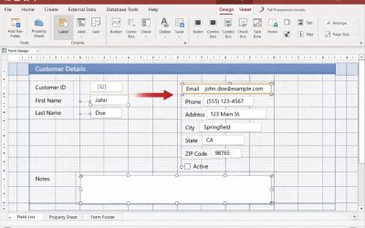 Cách Thực Hiện Form Nhập Liệu Trong Access 2019