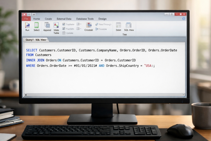 Cách Thực Hiện Query Join Và Lọc Dữ Liệu Access 2019
