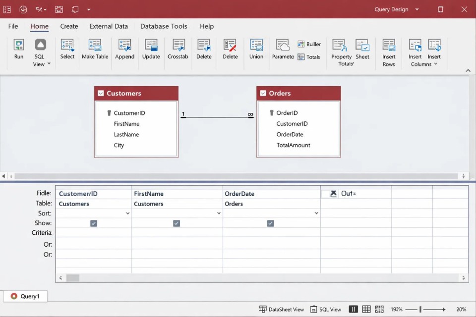 Cách Thực Hiện Query Join Và Lọc Dữ Liệu Trong Access 365 4 Cách Thực Hiện Query Join Và Lọc Dữ Liệu Trong Access 365 4