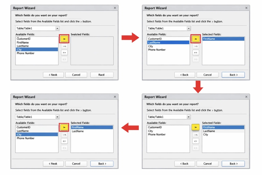 Cách Thực Hiện Report Nhóm & Tổng trong Access 365 (Hướng Dẫn Chi Tiết) 6