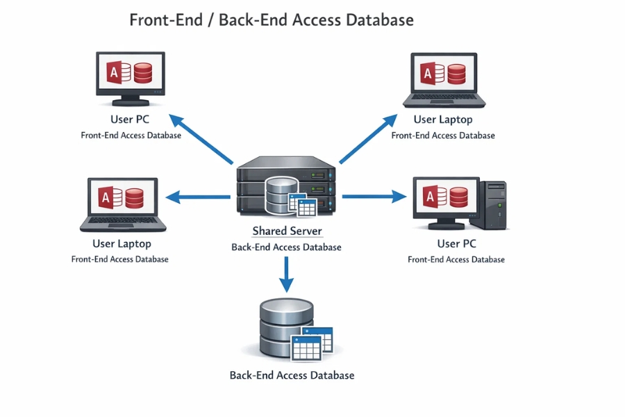 Cách Thực Hiện Split Database Front-End / Back-End Trong Access 2010 8