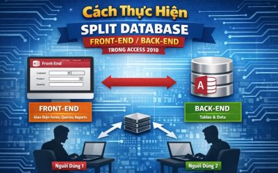Cách Thực Hiện Split Database Front-End / Back-End Trong Access 2010