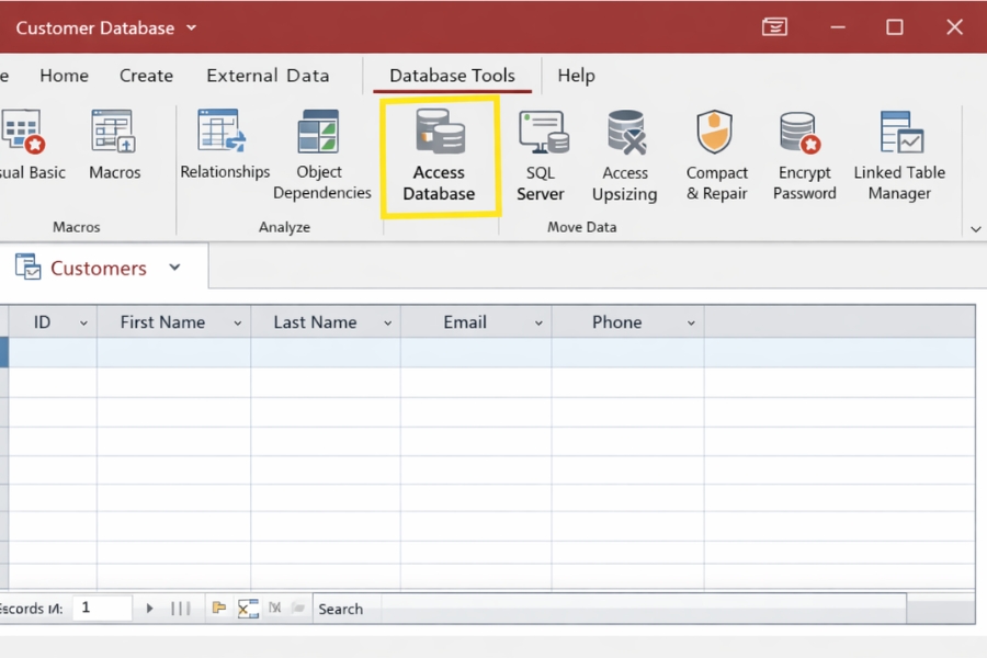 Cách Thực Hiện Split Database Front‑endback‑end Access 2016