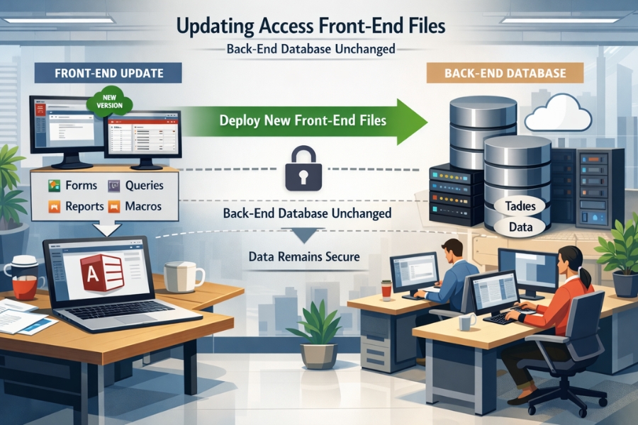 Cách Thực Hiện Split Database Front‑endback‑end Access 2016