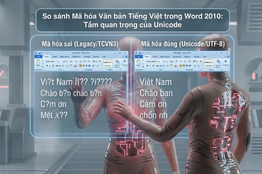 Cách Thực Hiện Thay Thế Font VNI Sang Unicode Office 2010