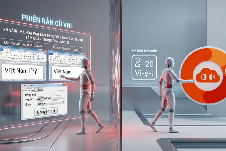 Cách Thực Hiện Thay Thế Font VNI Sang Unicode Office 365