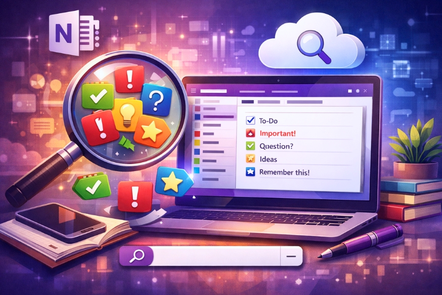 Cách Thực Hiện Tìm Kiếm Theo Thẻ (Tags) OneNote 365