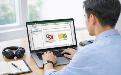 Cách bật Macro & Trusted Locations Office 365