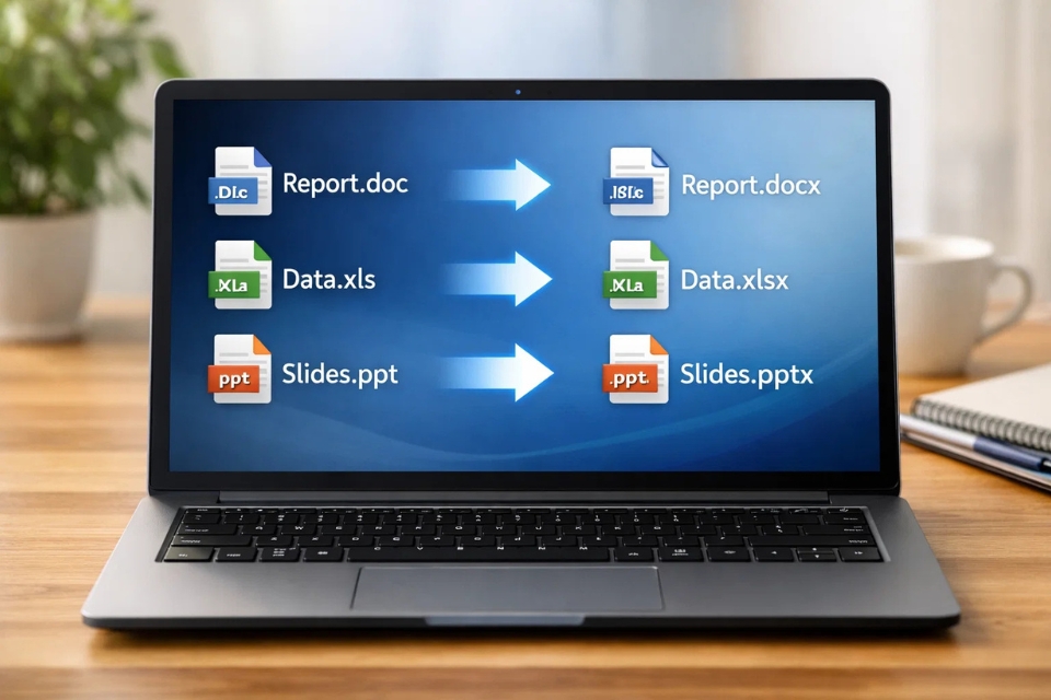 Cách chuyển doc/xls/ppt sang docx/xlsx/pptx Office 2010 1 Cách chuyển doc/xls/ppt sang docx/xlsx/pptx Office 2010 1