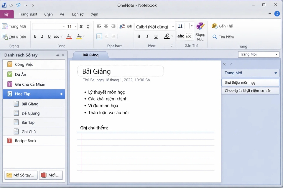Cách chuyển sổ tay lên OneDrive OneNote 2010 10