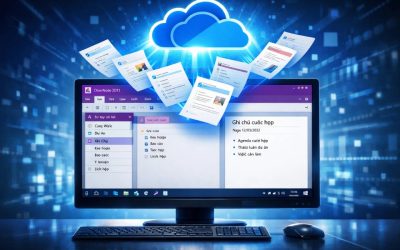 Cách chuyển sổ tay lên OneDrive OneNote 2016
