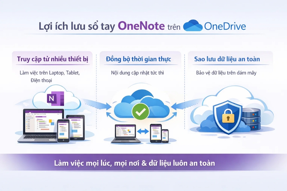 Cách chuyển sổ tay lên OneDrive OneNote 2019 9