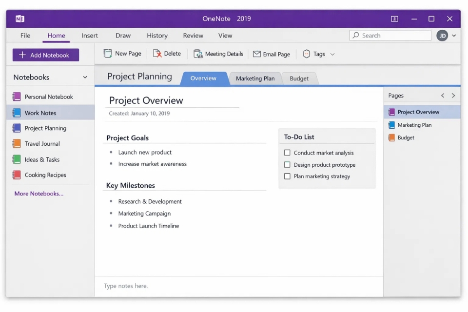 Cách chuyển sổ tay lên OneDrive OneNote 2019 11