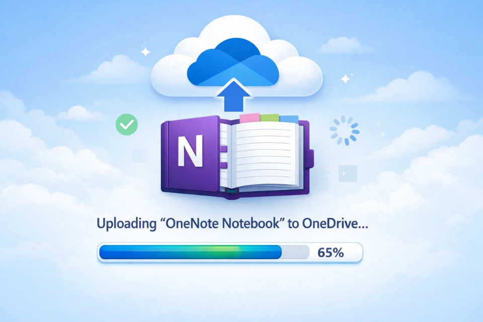 Cách chuyển sổ tay lên OneDrive OneNote 2019 14