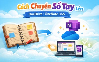 Cách chuyển sổ tay lên OneDrive OneNote 365: hướng dẫn dễ hiểu, làm một lần là quen