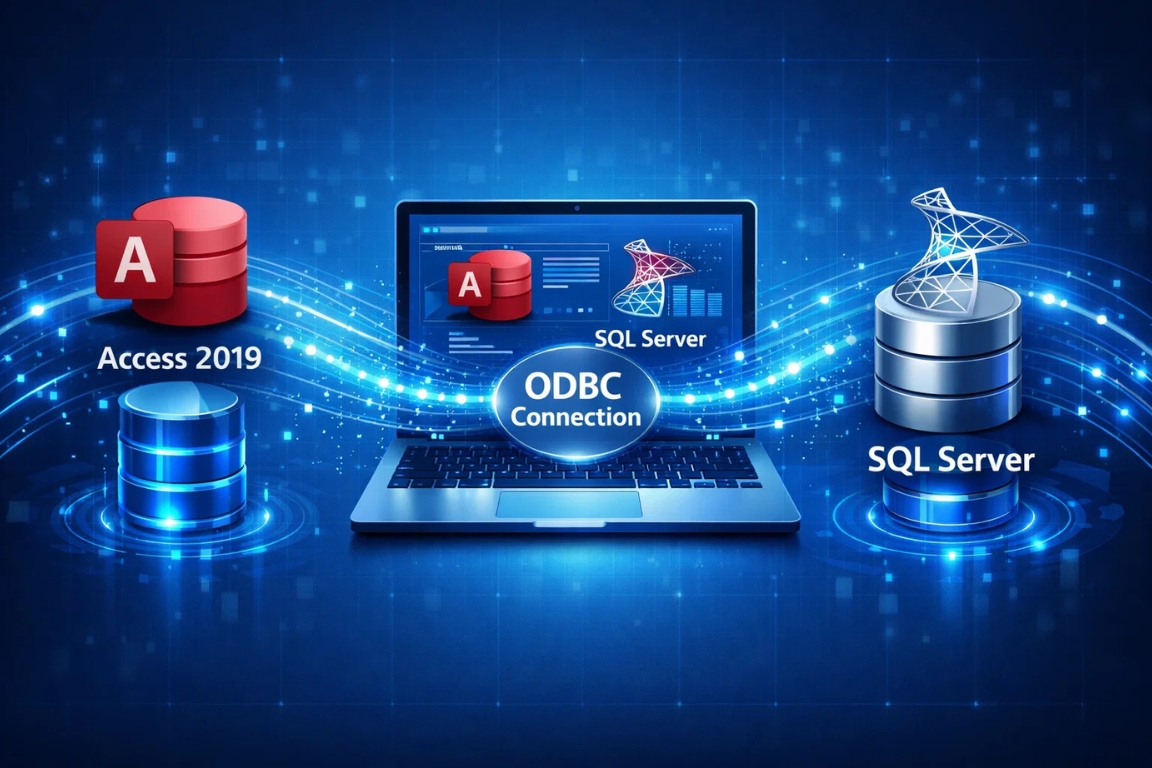 Cách kết nối ODBC với SQL Server Access 2019 - AIIE