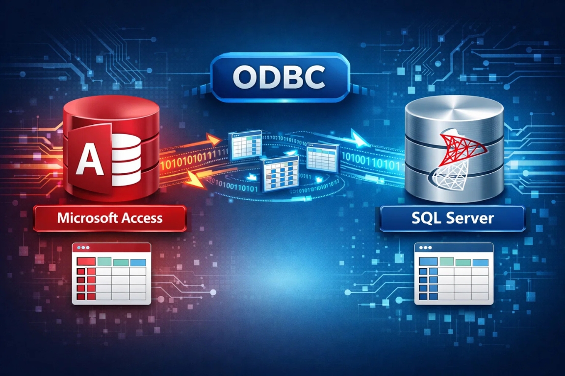 Cách kết nối ODBC với SQL Server Access 2019 10