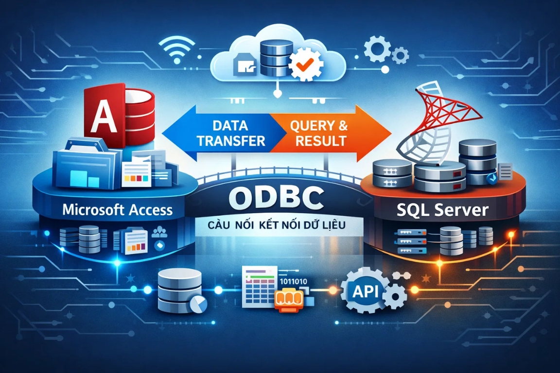 Cách kết nối ODBC với SQL Server Access 2019 11