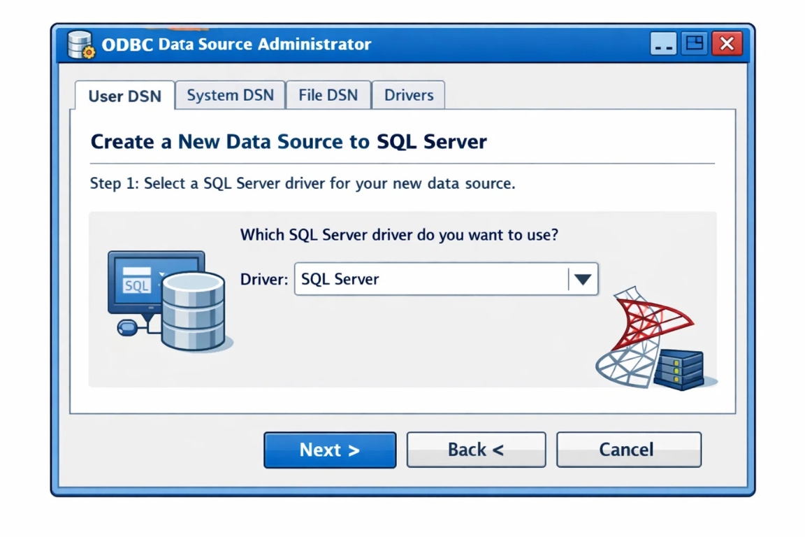 Cách kết nối ODBC với SQL Server Access 2019 14
