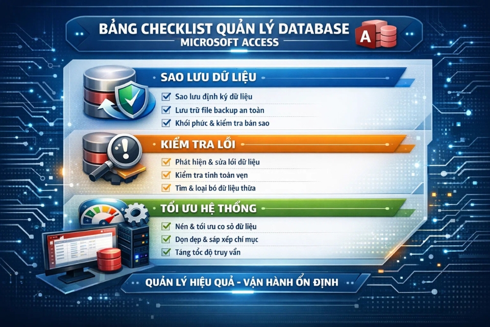 Cách thực hiện Compact and Repair Access 2021 8