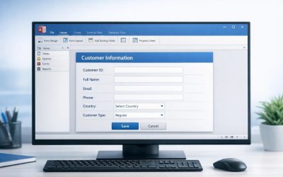 Cách thực hiện Form nhập liệu Access 2021