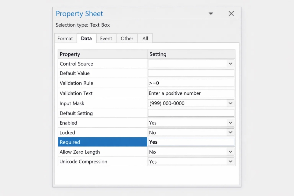 Cách thực hiện Form nhập liệu Access 2021 15 Cách thực hiện Form nhập liệu Access 2021 15
