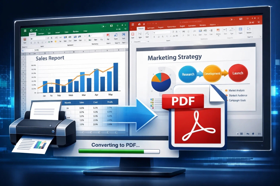 Cách thực hiện Print to PDF Office 2010 9