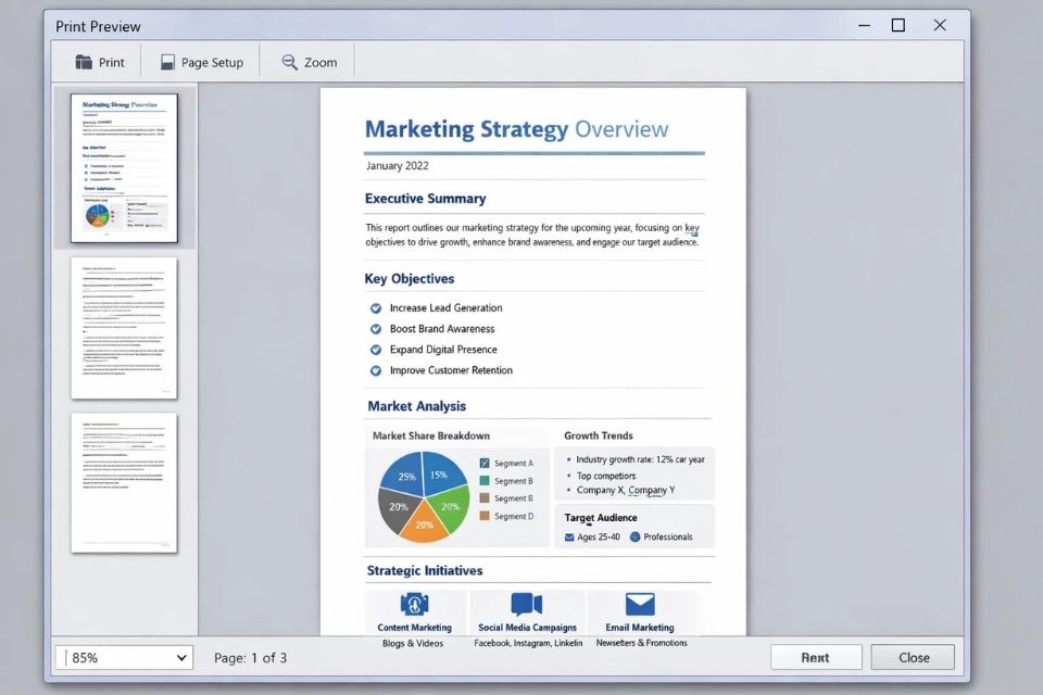 Cách thực hiện Print to PDF Office 2016 5
