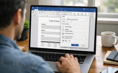 Cách thực hiện Print to PDF Office 2021