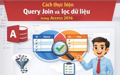 Cách thực hiện Query Join và lọc dữ liệu trong Access 2016 (Hướng dẫn dễ hiểu cho người mới)